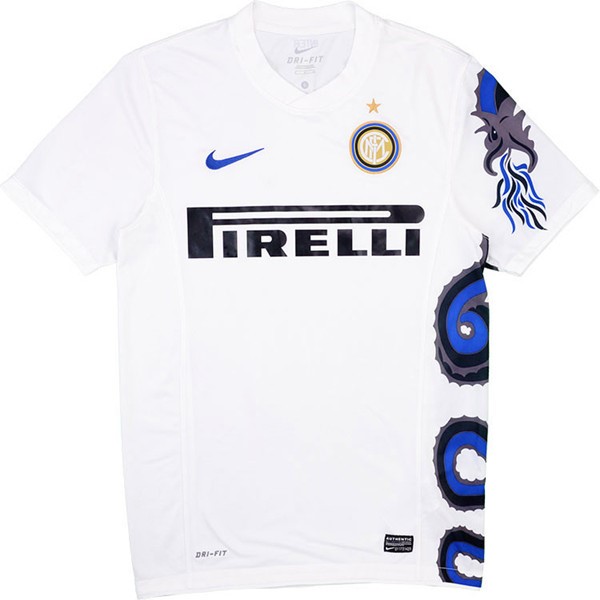 Camiseta Inter Segunda equipo Retro 2010-11 Blanco